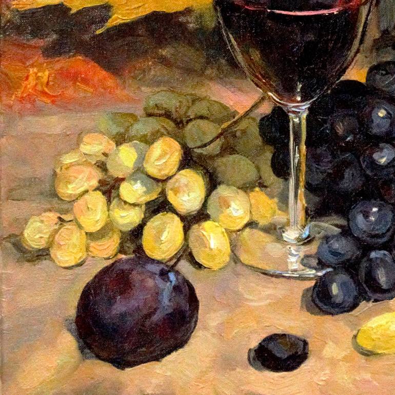 Original Impressionism Still Life Painting by Dmitry Revyakin