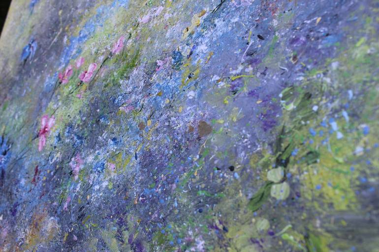 Original Impressionism Abstract Painting by Lavinia Marin