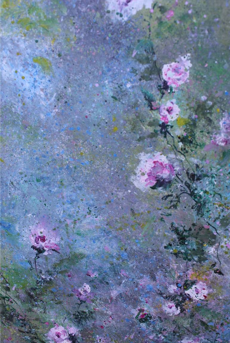 Original Impressionism Abstract Painting by Lavinia Marin