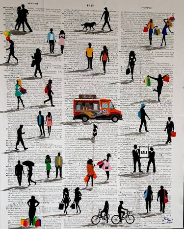 Original People Printmaking by Giuseppe Stocco