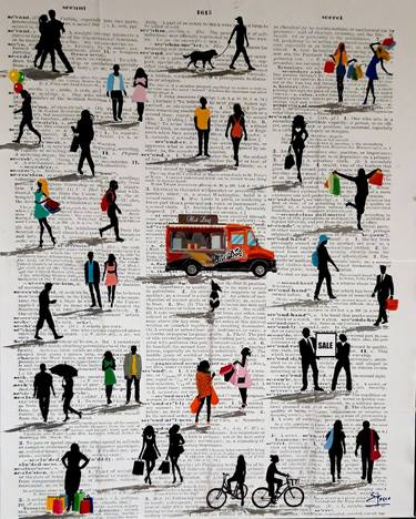 Original Contemporary People Printmaking by Giuseppe Stocco