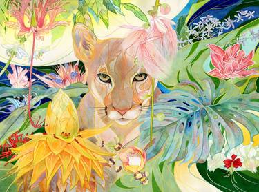 Original Fine Art Animal Paintings by Kyoko Hunt