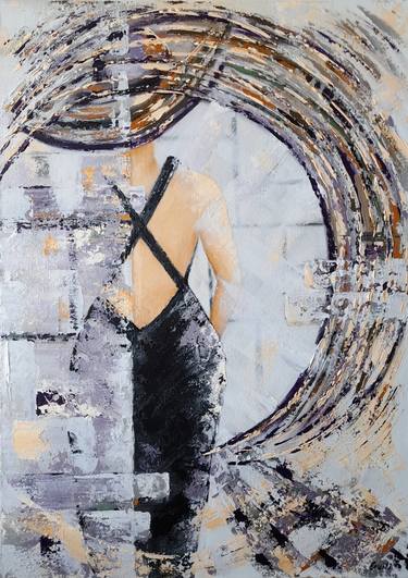 Original Abstract Women Paintings by Sevil Goriuc