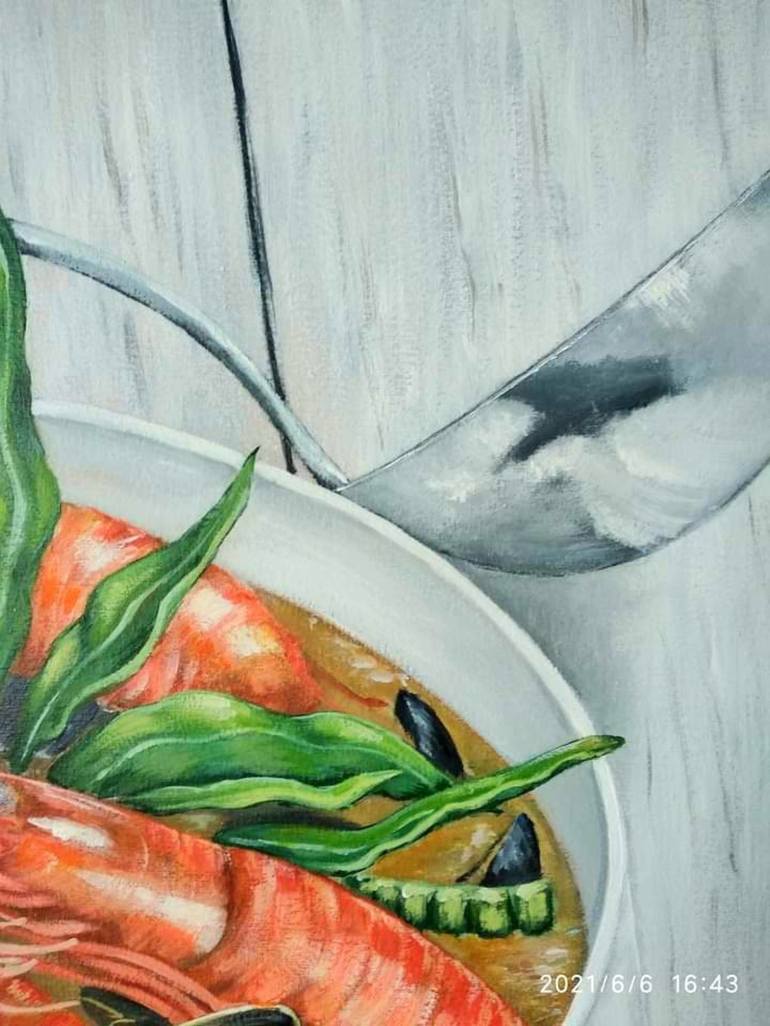 Original Fine Art Food Painting by Sevil Goriuc