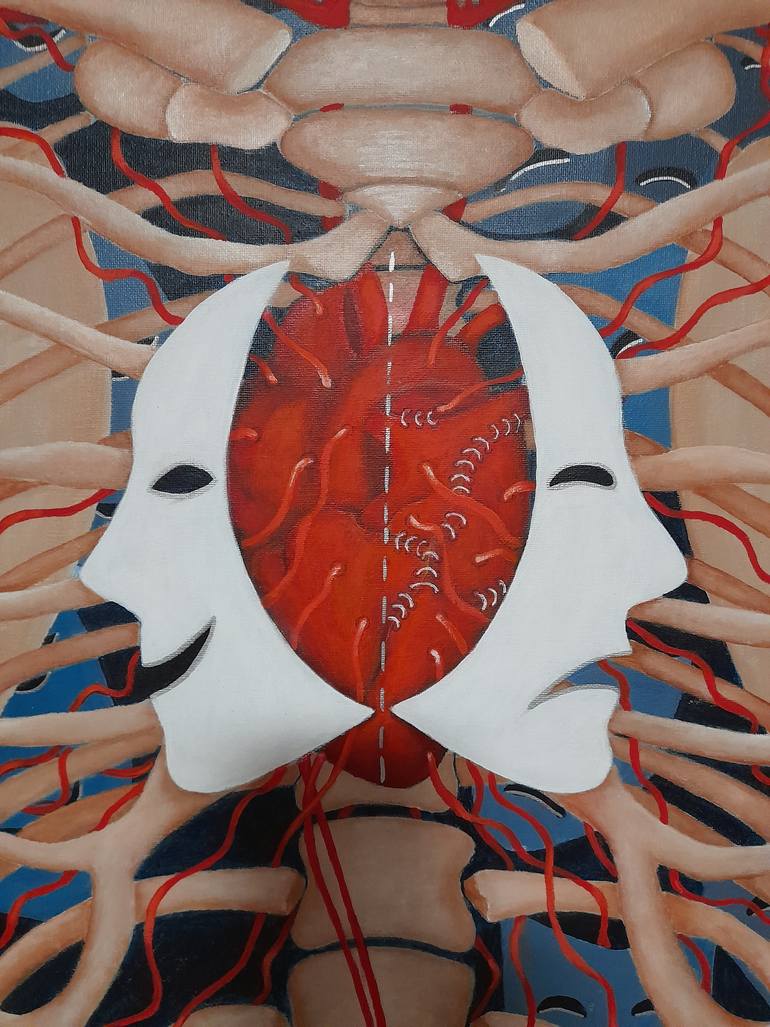 Original Surrealism Science/Technology Painting by Sevil Goriuc
