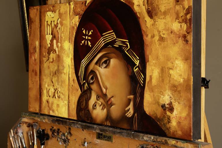 Original Fine Art Religious Painting by Valery Filippov