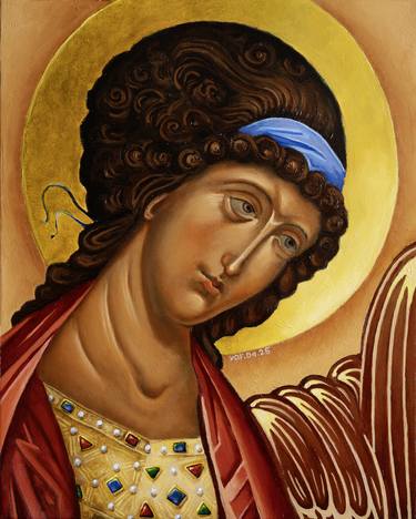 Original Neoclassicism Religion Painting by Valery Filippov