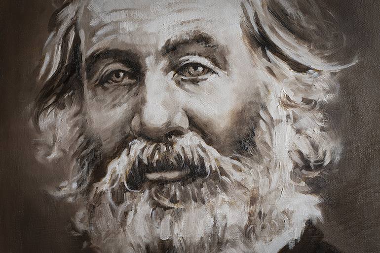 Original Portrait Painting by Valery Filippov