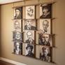 These portraits look the best when arranged together as a set of 12 or more paintings. There is no wall too large for this system
