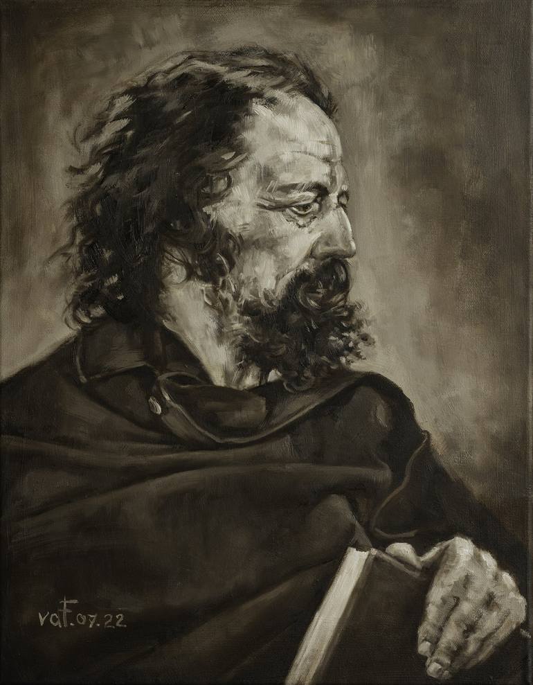 Alfred Lord Tennyson Painting by Valery Filippov | Saatchi Art