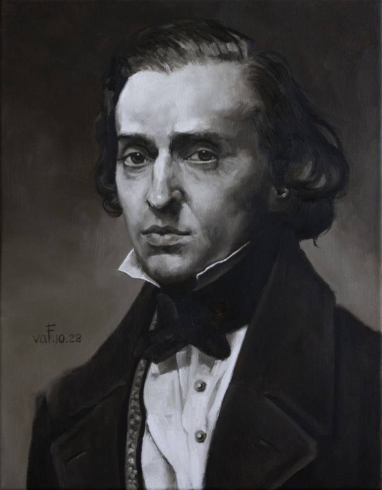 Frederic Chopin Painting by Valery Filippov