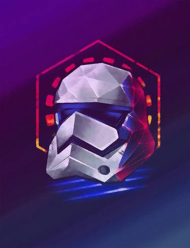 Star Wars Stormtrooper Retro Style - Limited Edition of 10 thumb