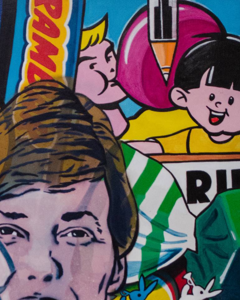 Original Figurative Pop Culture/Celebrity Painting by Murzeau-Murzo Isabelle