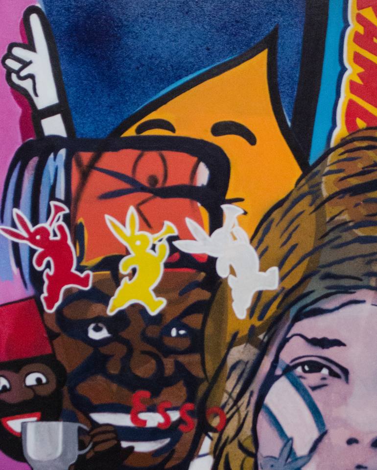 Original Figurative Pop Culture/Celebrity Painting by Murzeau-Murzo Isabelle