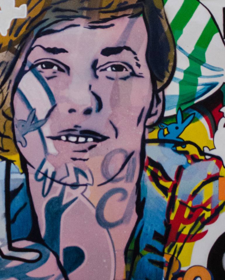 Original Figurative Pop Culture/Celebrity Painting by Murzeau-Murzo Isabelle