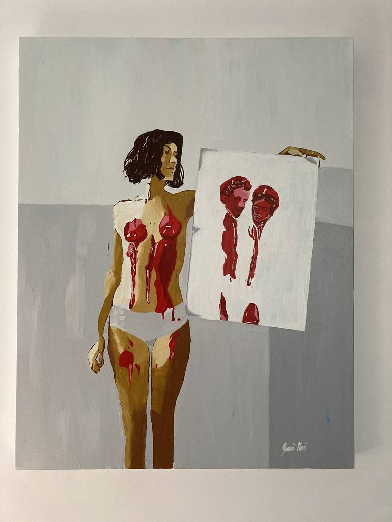 Original Surrealism Body Painting by JUSSI ILARI