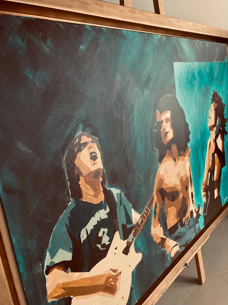Original Surrealism Music Painting by Jussi Ilari