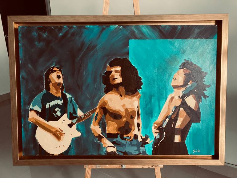 Original Surrealism Music Painting by Jussi Ilari