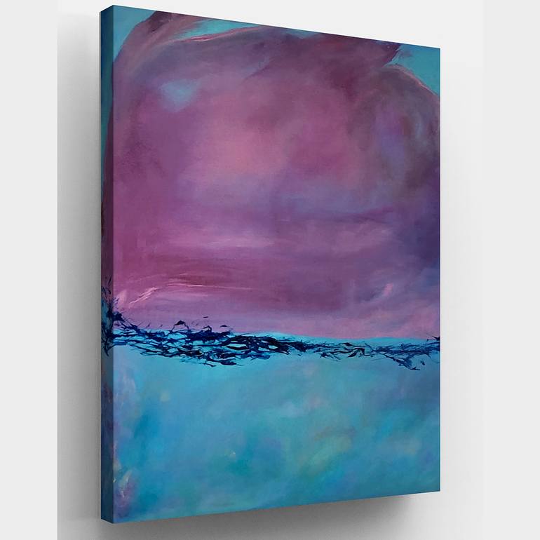 Original Abstract Expressionism Abstract Painting by Barbara Bourne