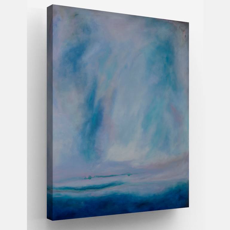 Original Abstract Expressionism Seascape Painting by Barbara Bourne