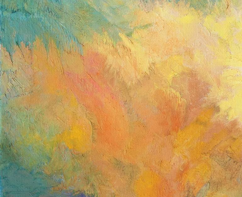 Original Abstract Landscape Painting by Suzanne Frazier