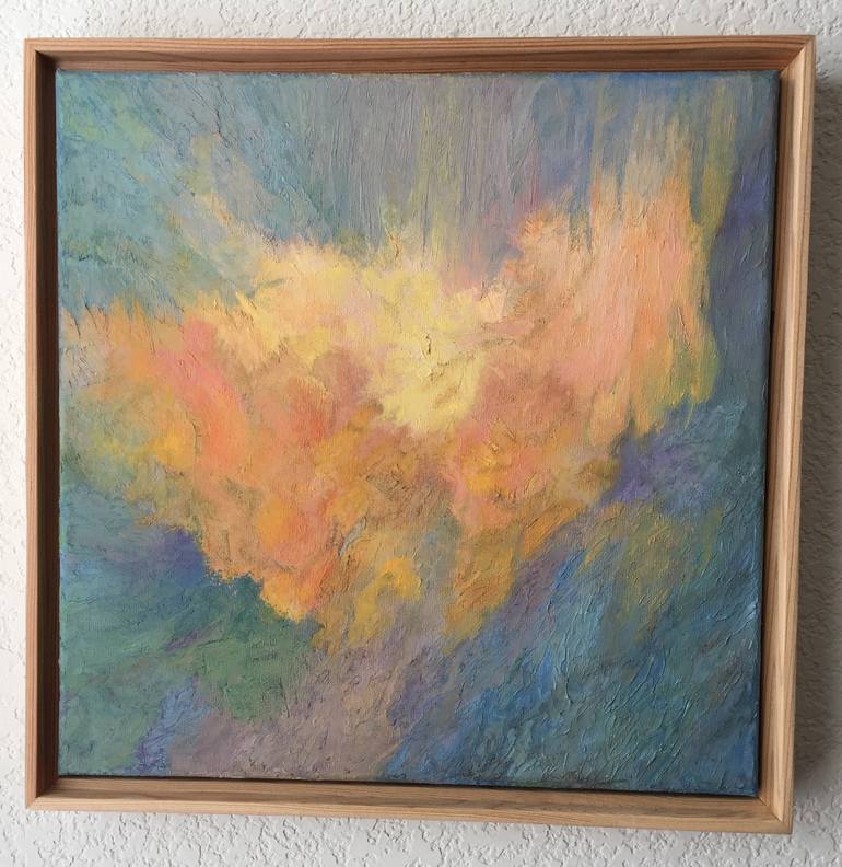 Original Abstract Landscape Painting by Suzanne Frazier