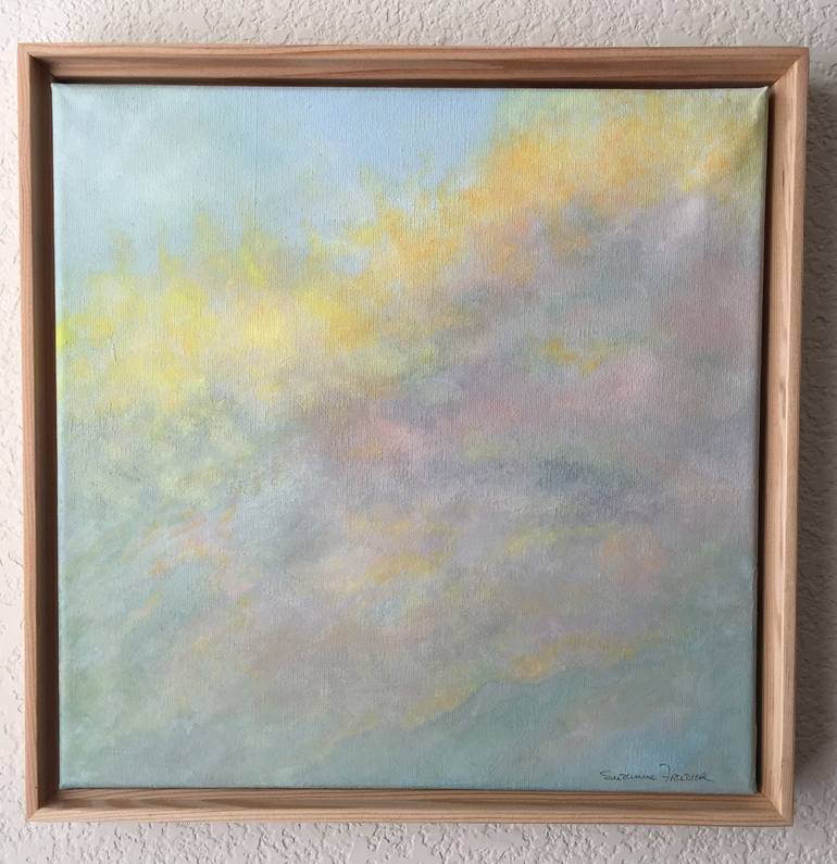 Original Abstract Expressionism Abstract Painting by Suzanne Frazier