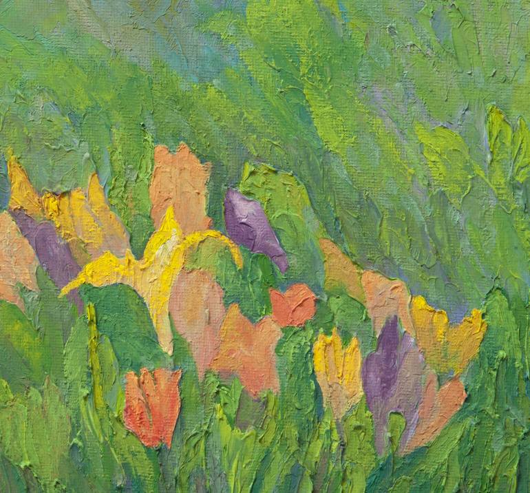 Original Fine Art Floral Painting by Suzanne Frazier