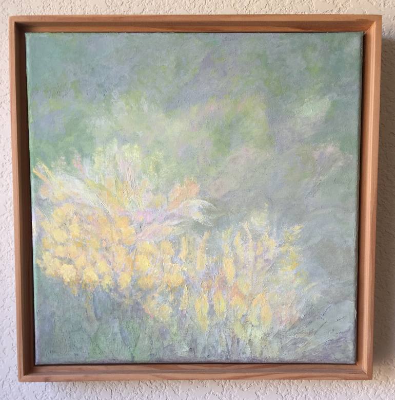 Original Abstract Floral Painting by Suzanne Frazier