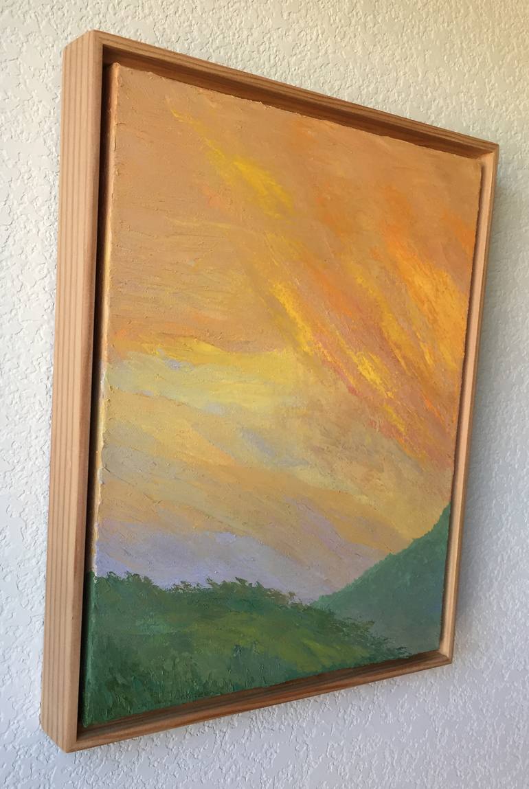 Original Abstract Landscape Painting by Suzanne Frazier