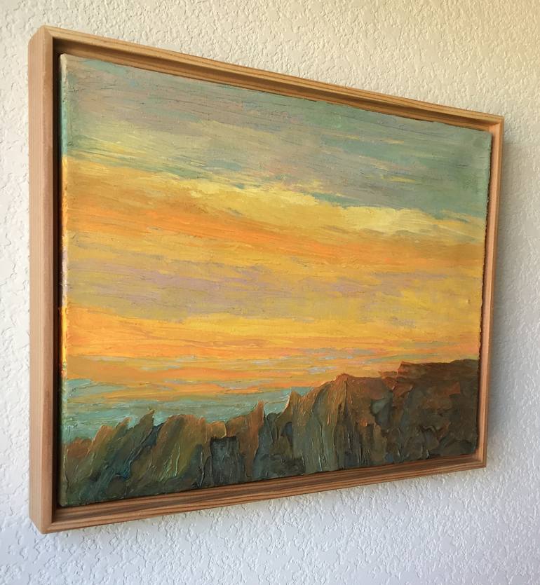 Original Abstract Landscape Painting by Suzanne Frazier