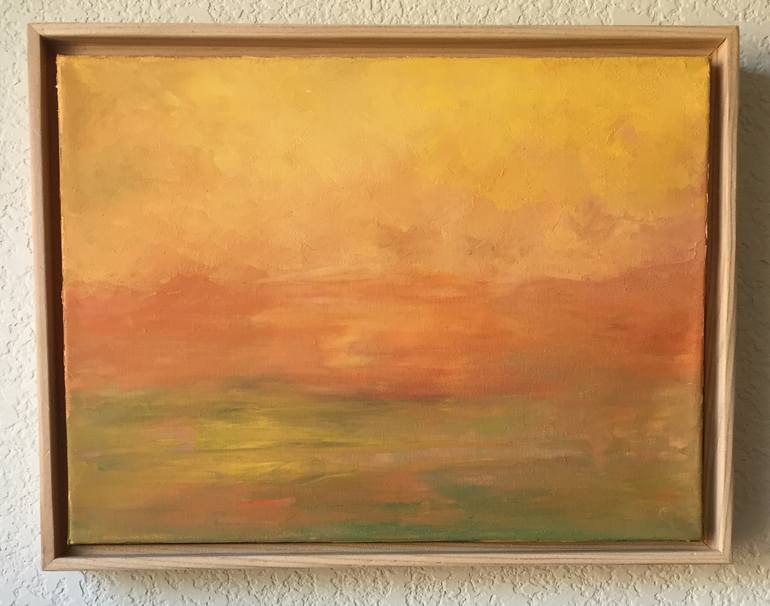 Original Abstract Landscape Painting by Suzanne Frazier