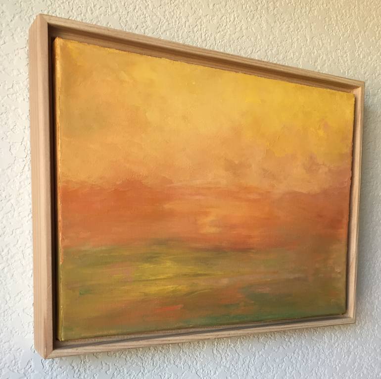 Original Abstract Landscape Painting by Suzanne Frazier