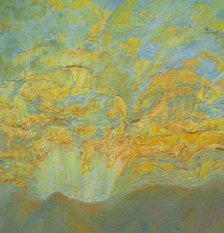 Original Abstract Landscape Painting by Suzanne Frazier