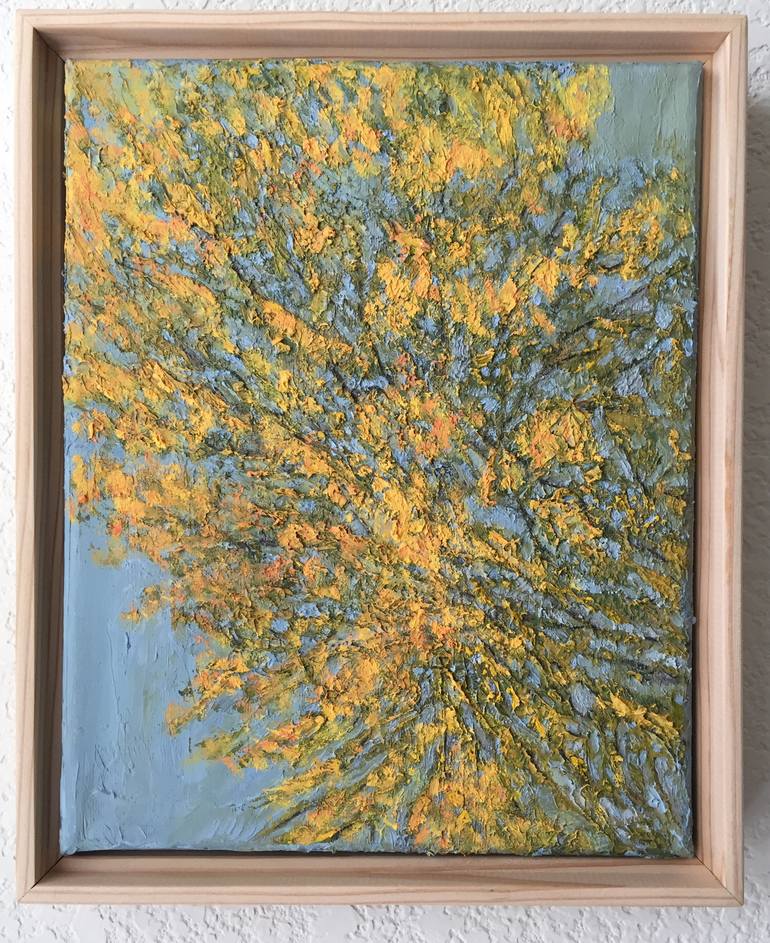 Original Abstract Tree Painting by Suzanne Frazier