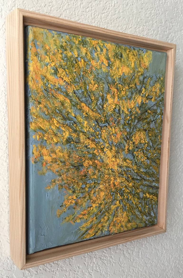 Original Abstract Tree Painting by Suzanne Frazier