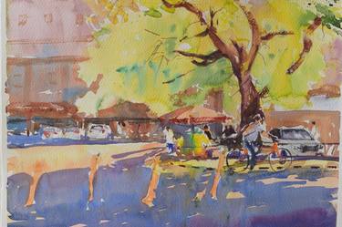 Original Fine Art Landscape Painting by Rajbir Singh