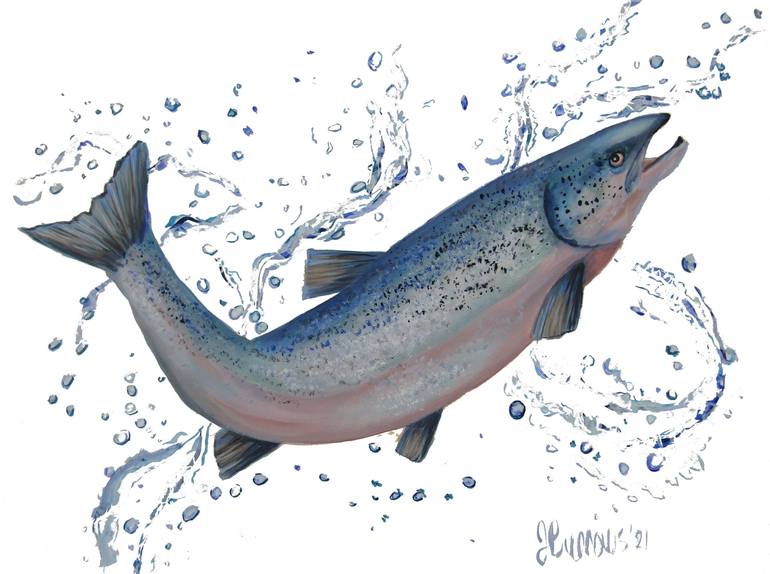 Salmon Flies Paintings for Sale - Fine Art America