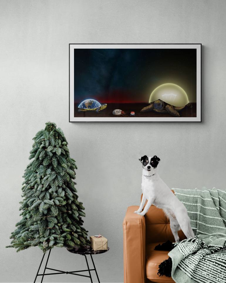 Original Surrealism Animal Mixed Media by Andrii Bratok