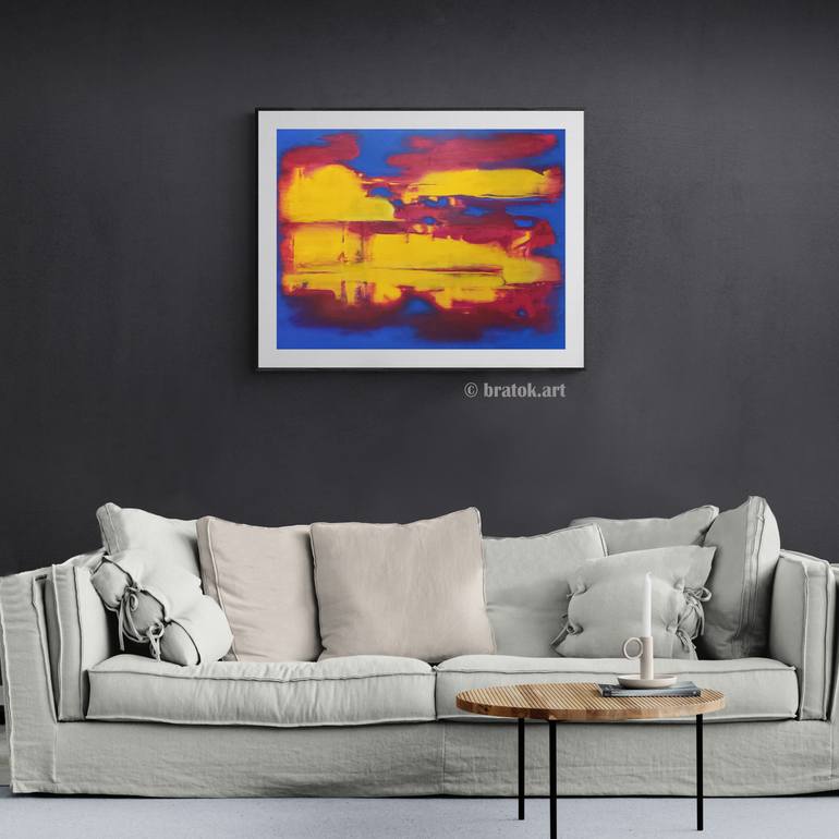 Original Abstract Painting by Andrii Bratok
