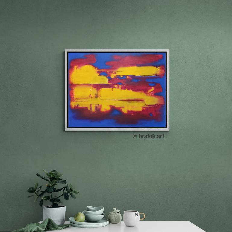 Original Abstract Painting by Andrii Bratok