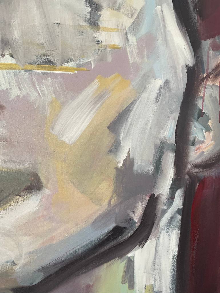 Original Portraiture People Painting by Luisa Fernanda