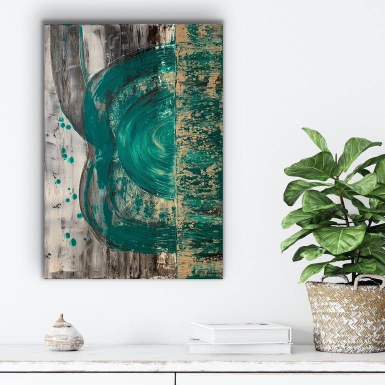 Original Abstract Painting by Elena Nikolskaya