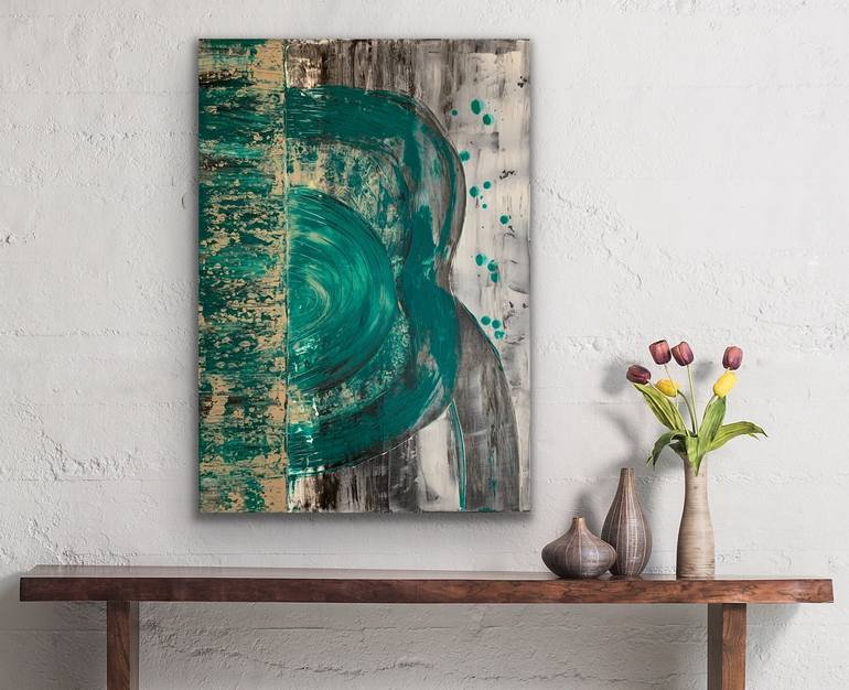 Original Abstract Painting by Elena Nikolskaya