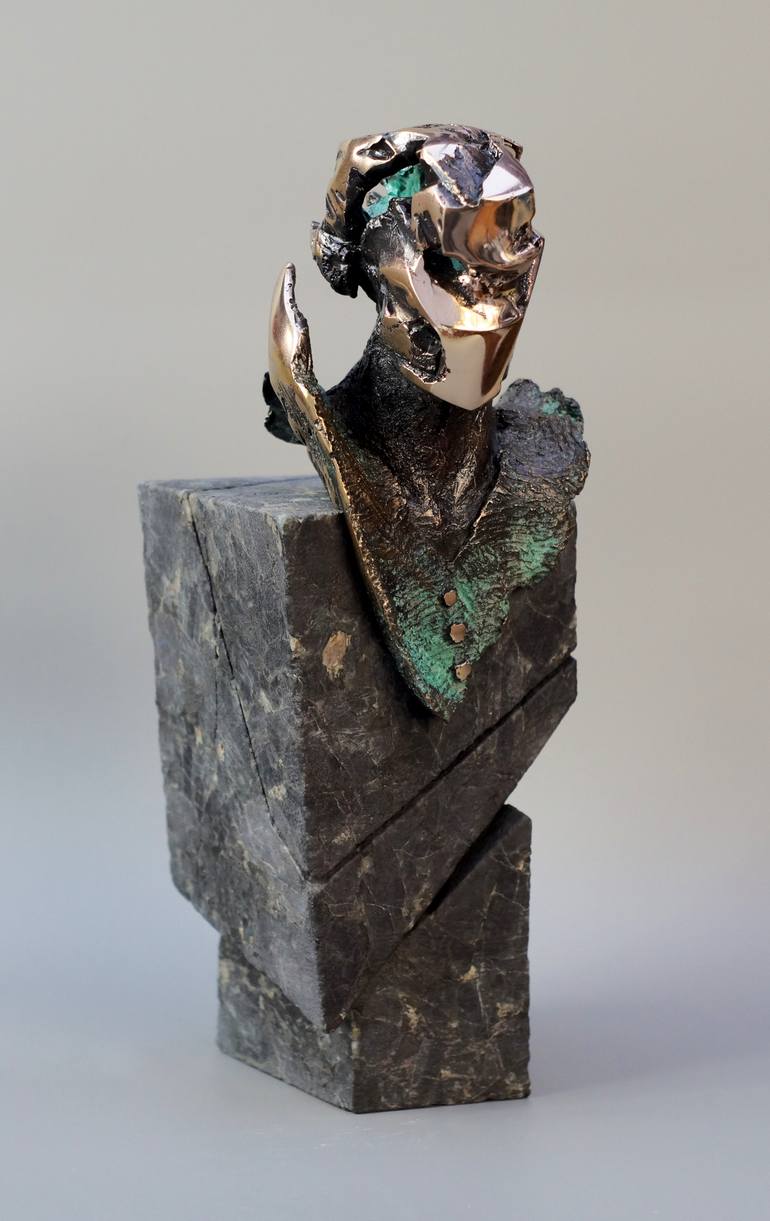 Original Expressionism Body Sculpture by Konrad Ziolkowski