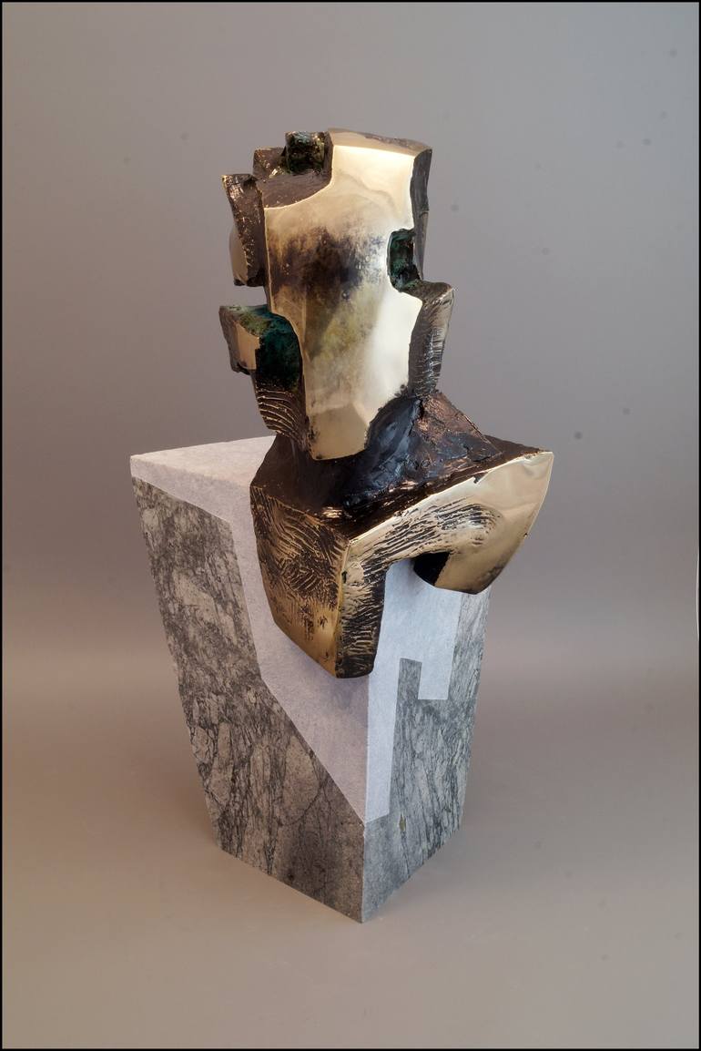 Original Cubism Body Sculpture by Konrad Ziolkowski