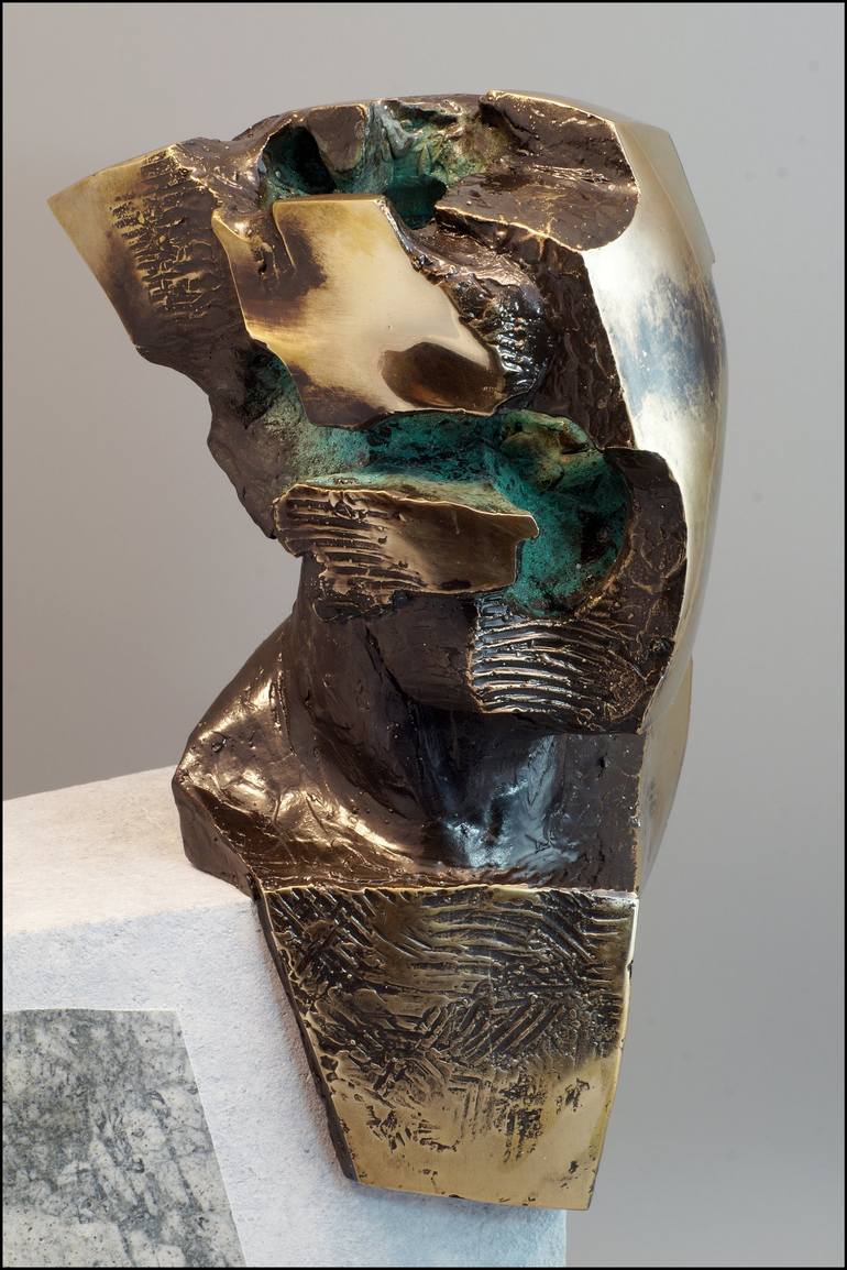 Original Cubism Body Sculpture by Konrad Ziolkowski