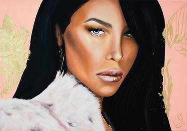 Original Photorealism Celebrity Painting by Rudiger Guhl