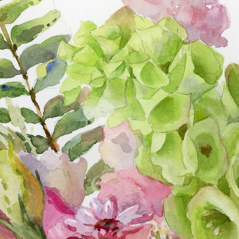 Original Other Floral Painting by Yulia Krasnov