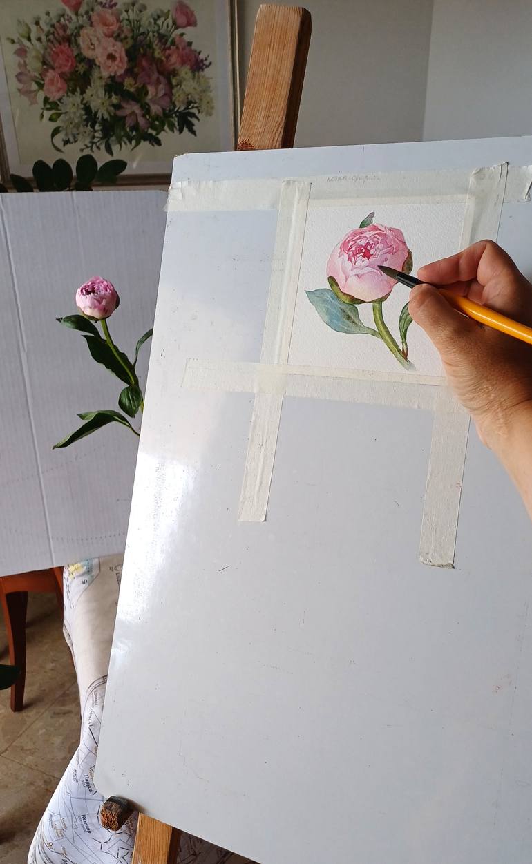 Original Photorealism Still Life Painting by Yulia Krasnov